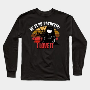 Nadja doll He is so pathetic I love it spider black on red Long Sleeve T-Shirt